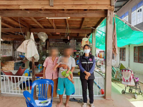 พมจ.ยโสธร ลงพื้นที่สอบข้อเท็จจริงผู้ประสบปัญหาทางสังคม ในเขตพื้นที่  อำเภอมหาชนะชัย  จังหวัดยโสธร