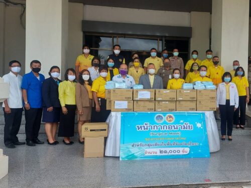 พมจ.ยโสธร ร่วมรับมอบหน้ากากจากกระทรวงมหาดไทย