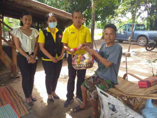 พมจ.ยโสธร เข้าเยี่ยมและให้กำลังใจประธานอาสาสมัครพัฒนาสังคมและความมั่นคงของมนุษย์จังหวัดยโสธร