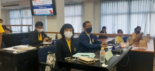 พมจ.ยโสธร  เข้าร่วมการหารือกับคณะกรรมาธิการ