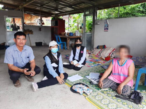 ลงพื้นที่สอบข้อเท็จจริงผู้สูงอายุ และเด็ก กรณี เป็นกลุ่มที่ไม่สามารถรับเงินเยียวยากลุ่มเปราะบางตามมติคณะรัฐมนตรีเบิกจ่ายเงินเยียวยา  3,000  บาท