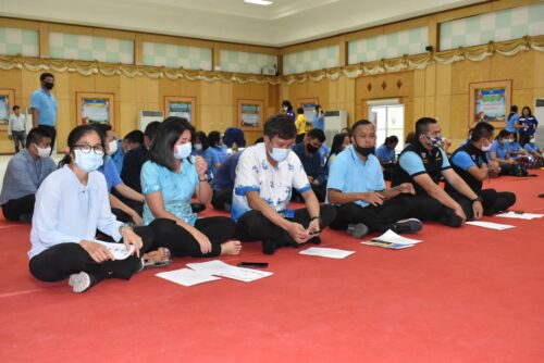 ฝึกอบรม หลักสูตรการช่วยฟื้นคืนชีพ (CPR) และการใช้เครื่องกระตุกหัวใจไฟฟ้าอัตโนมัติ (AED) สำหรับบุคลากรที่ปฎิบัติงานในศาลากลาง จังหวัดยโสธร