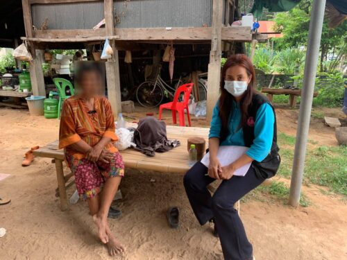พมจ.ยโสธร ลงพื้นที่เยี่ยมบ้านผู้สูงอายุที่ยื่นคำร้องกู้ยืมเงินทุนในการประกอบอาชีพ