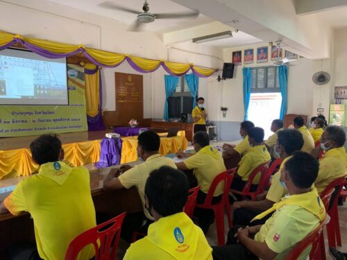 พมจ.ยโสธร ป็นวิทยากรฝึกอบรมชุดปฏิบัติการจิตอาสาภัยพิบัติประจำองค์กรปกครองส่วนท้องถิ่นของจังหวัดยโสธร หัวข้อ“การจัดการศูนย์พักพิง เบื้องต้น”