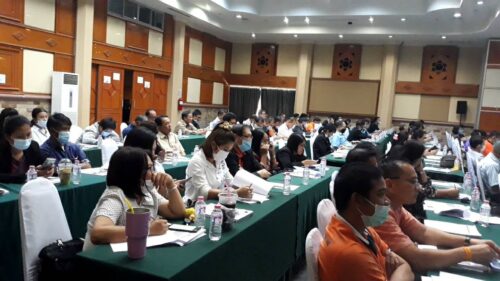 พมจ.ยโสธร เข้าร่วมประชุมประชุมรับฟังความคิดเห็นแผนพัฒนากลุ่มจังหวัดภาคตะวันออกเฉียงเหนือตอนล่าง 2 พ.ศ.2561-2565  (ฉบับทบทวน) ประจำปีงบประมาณ พ.ศ.2565