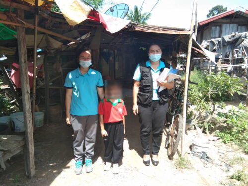พมจ.ยโสธร ลงพื้นที่เยี่ยมบ้านเด็กที่ประสบปัญหาทางสังคม