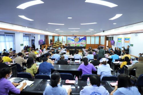 พมจ.ยโสธร เข้าร่วมการประชุมเตรียมรับการรับเสด็จ สมเด็จพระกนิษฐาธิราชเจ้า กรมสมเด็จพระเทพรัตนราชสุดาฯสยามบรมราชกุมารี เสด็จพระราชดำเนินทรงปฏิบัติพระราชกรณียกิจ ที่โรงเรียนตำรวจตระเวนชายแดน