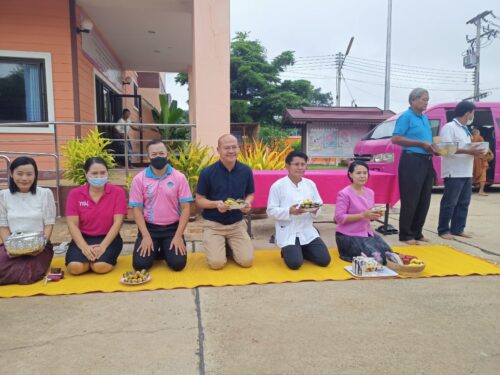 พมจ.ยโสธร ร่วมงานทำบุญเลี้ยงพระ ณ บ้านพักเด็กและครอบครัวจังหวัดยโสธร