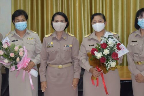 สนง.พมจ.ยโสธร ร่วมแสดงความยินดีและให้การต้อนรับ