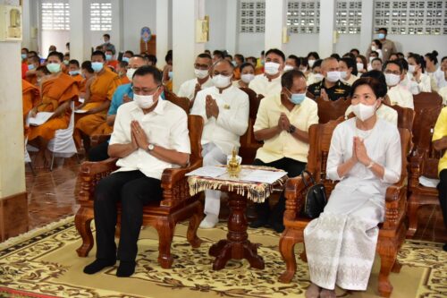 พิธีสวดพระพุทธมนต์และเจริญจิตตภาวนา เนื่องในวันคล้ายวันสวรรคตของพระบาทสมเด็จพระจุลจอมเกล้าเจ้าอยู่หัวรัชกาลที่ 5