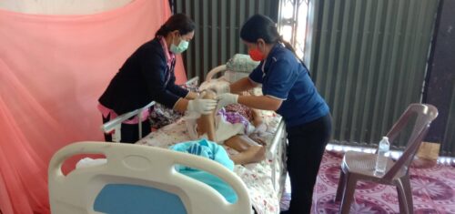 ศูนย์บริการคนพิการระดับจังหวัดยโสธร จัดบริการผู้ช่วยคนพิการ