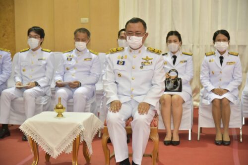 พิธีสวดพระพุทธมนต์และปฏิบัติธรรมถวายพระราชกุศล