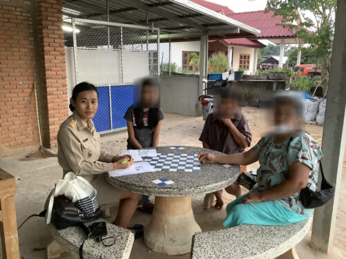 ลงพื้นที่สอบข้อเท็จจริงผู้ประสบปัญหาทางสังคม กรณี การคุ้มครองสวัสดิภาพแก่เยาวชน