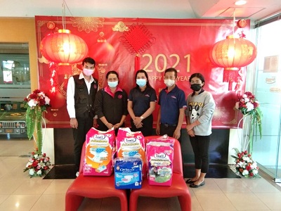 พมจ.ยโสธร รับมอบผ้าอ้อมสำเร็จรูปสำหรับผู้ใหญ่
