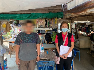 เยี่ยมบ้านผู้สูงอายุที่ยื่นคำร้องกู้ยืมเงินทุนประกอบอาชีพ