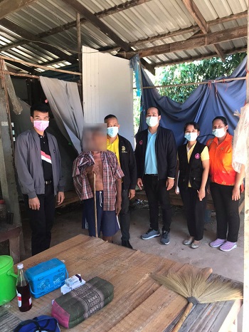 ลงพื้นที่สอบข้อเท็จจริงผู้พิการที่ยื่นขอรับความช่วยเหลือด้าน กายอุปกรณ์ (สามล้อชนิดมือโยก)