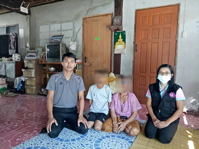 ลงพื้นที่เยี่ยมบ้านและสอบข้อเท็จจริงเด็กและครอบครัวที่ประสบปัญหาทางสังคม