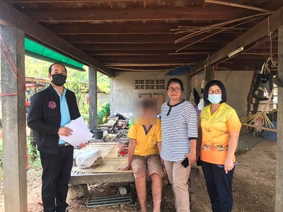 ลงพื้นที่สอบข้อเท็จจริง ผู้พิการที่ยื่นขอปรับสภาพแวดล้อมที่อยู่อาศัย