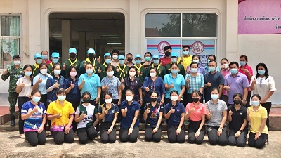 ร่วมกันขนย้ายวัสดุ และครุภัณฑ์ ของสำนักงานไปยังที่ทำการชั่วคราวสำนักงานพัฒนาสังคมและความมั่นคงของมนุษย์จังหวัดยโสธร