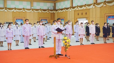 พม.ยโสธร ร่วมงานรัฐพิธีวันสมเด็จพระนเรศวรมหาราช วางพวงมาลาถวายราชสักการะ