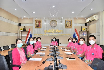 ร่วมการประชุมชี้แจงระบบบันทึกข้อมูลออนไลน์แบบตรวจและติดตามการปฏิบัติงานตามแผนการตรวจราชการ กระทรวง พม. ปีงบประมาณ พ.ศ. 2565