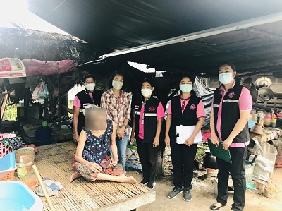 ลงพื้นที่ติดตามการปฏิบัติงานผู้ช่วยคนพิการ