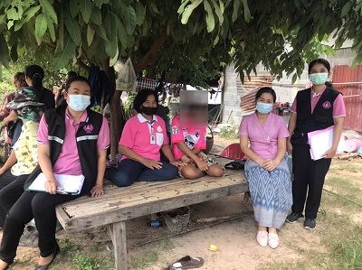 ลงพื้นที่ติดตามการปฏิบัติงานผู้ช่วยคนพิการ