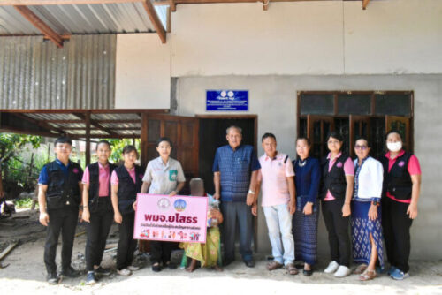 พมจ.ยโสธร ซ่อมบ้านสร้างสุข ให้ผู้สูงอายุกลุ่มเปราะบาง