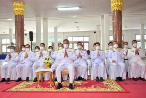 ร่วมพิธีเจริญพระพุทธมนต์ ลงนามถวายพระพรเฉลิมพระเกียรติ สมเด็จเจ้าฟ้าฯ กรมพระศรีสวางควัฒน วรขัตติยร่าชนารี