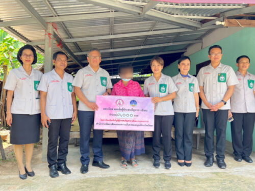 กิจกรรมเยี่ยมบ้านผู้สูงอายุ และผู้พิการ ในหน่วยแพทย์อาสาสมเด็จพระศรีนครินทราบรมราชชนนี (พอ.สว.)” ครั้งที่ 9/2566