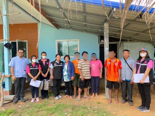 ลงพื้นที่เยี่ยมบ้านและสอบข้อเท็จจริงครอบครัวผู้ประสบปัญหาทางสังคม ตามโครงการพัฒนาจังหวัด “ครอบครัวมั่นคง สังคมสุขภาพดี”