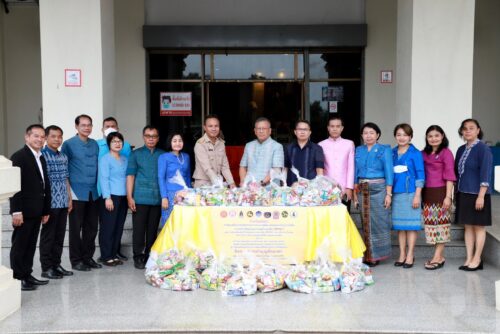 ร่วมรับมอบอาหารและสิ่งของช่วยเหลือ ผู้ได้รับความเดือดร้อน (TP MAP/ThaiQM) ผู้ด้อยโอกาส ครัวเรือนเปราะบาง ครั้งที่ 5/2566